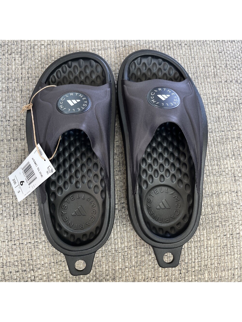 Adidas Stella McCartney Sandals Women’s Size 6 Black $175  - RARE - NICE w/ Tags